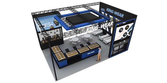 深圳展台设计搭建--展会搭建需要用到哪些材料和设计构思